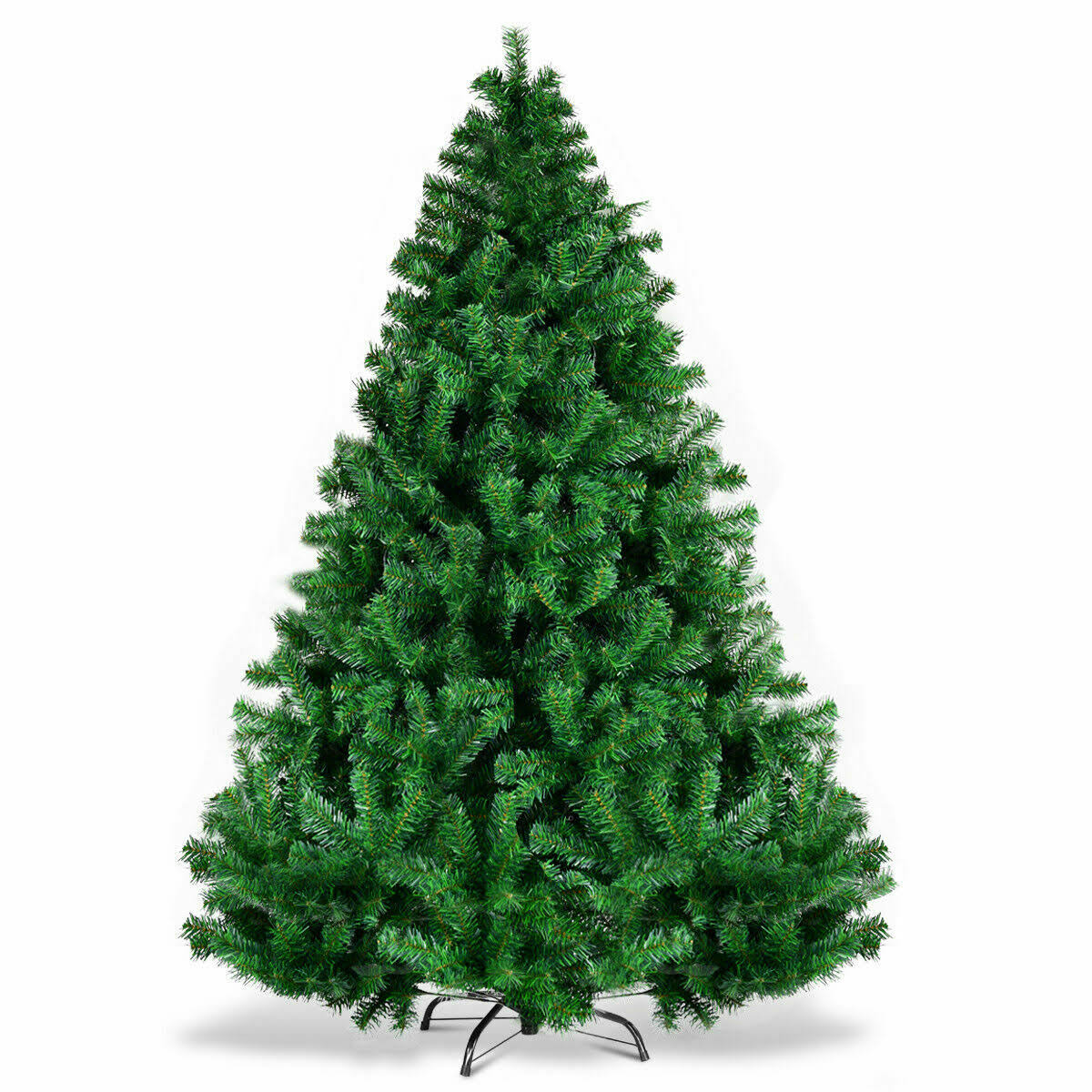 PVC Artificial Christmas Tree Premium Hinged-6 ft | Costway